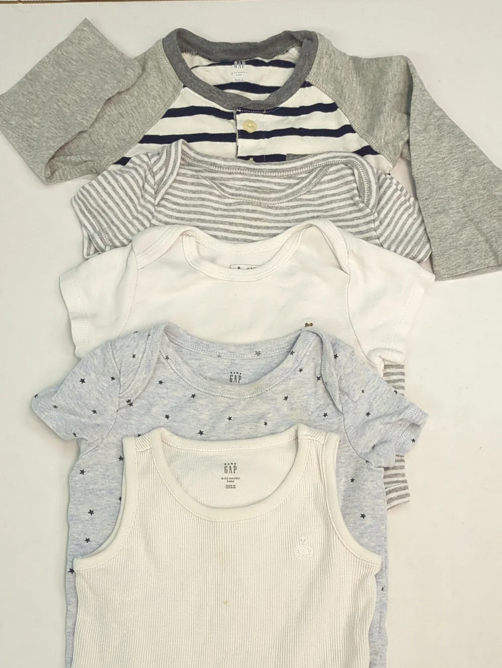 Baby Gap Onesies 6-12